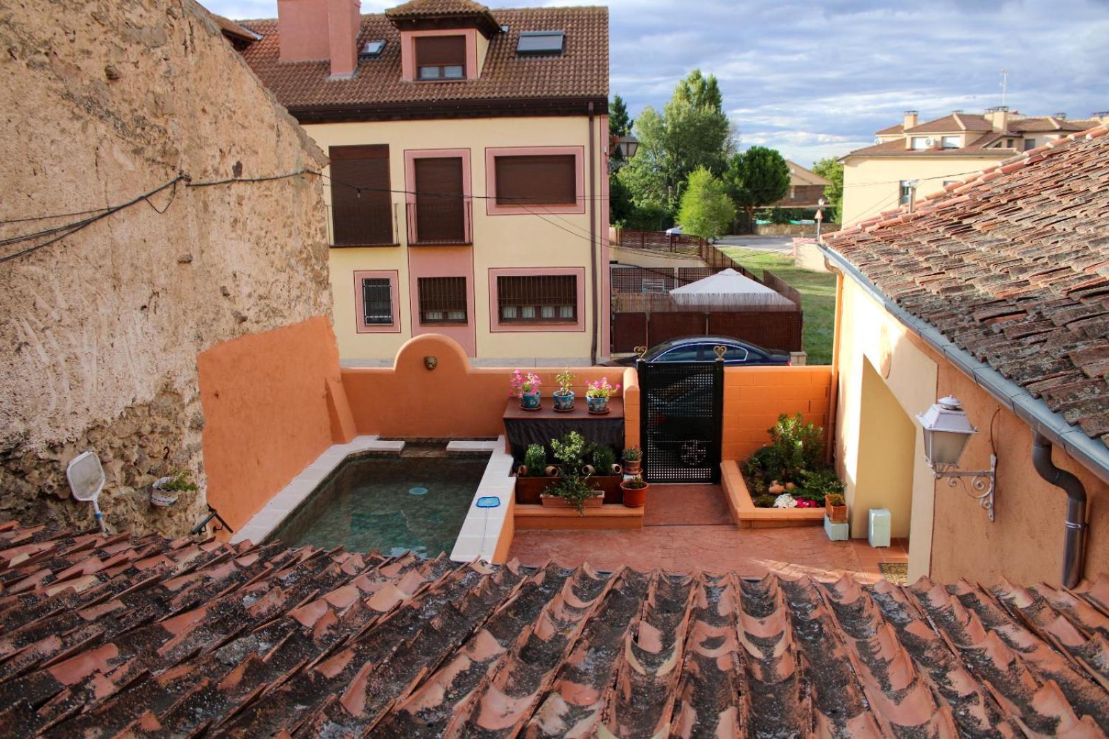 Casa Rural El Horno De La Aldegueela Torrecaballeros Zewnętrze zdjęcie